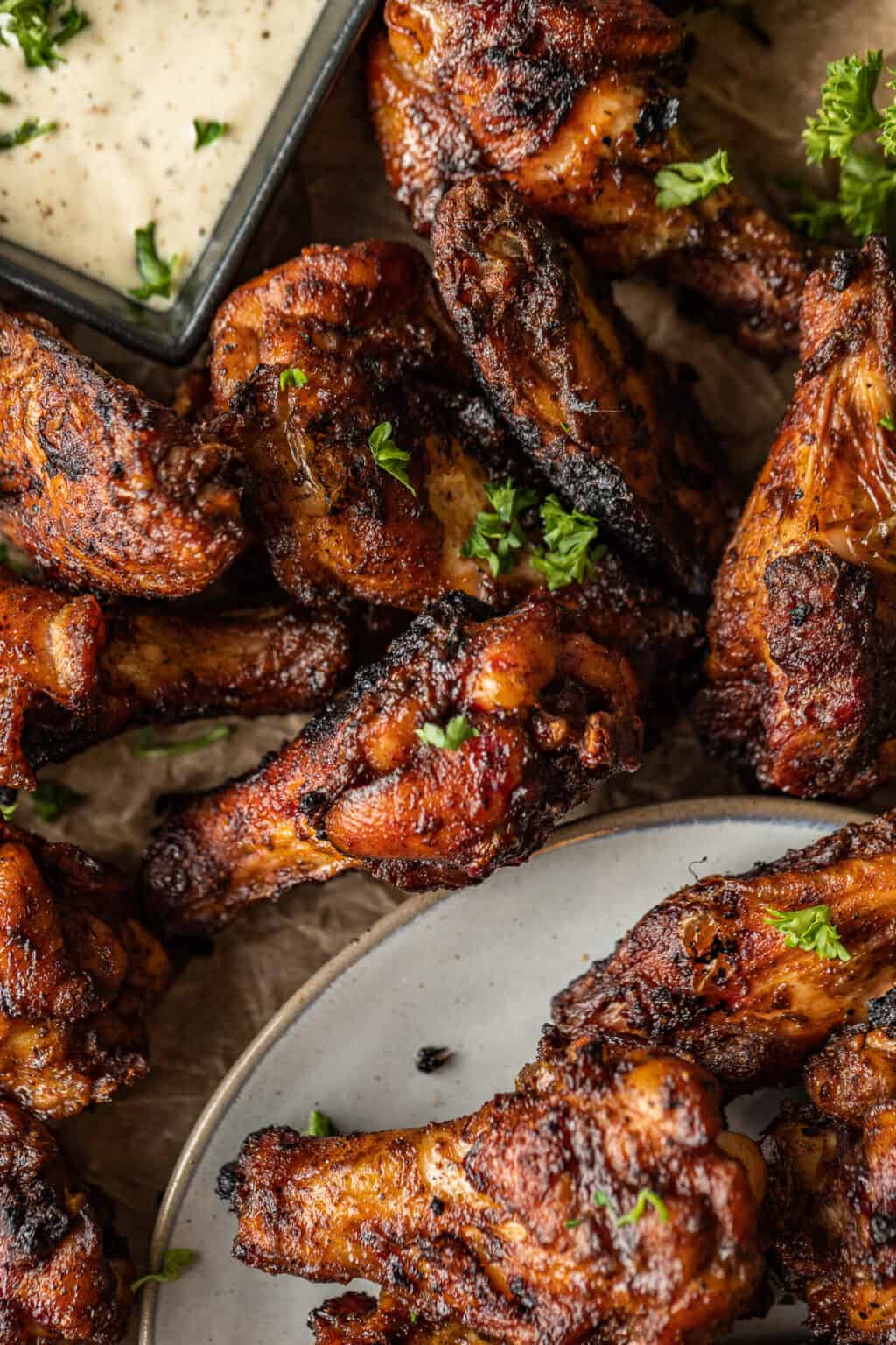 Traeger Chicken Wings - The Primitive Dish