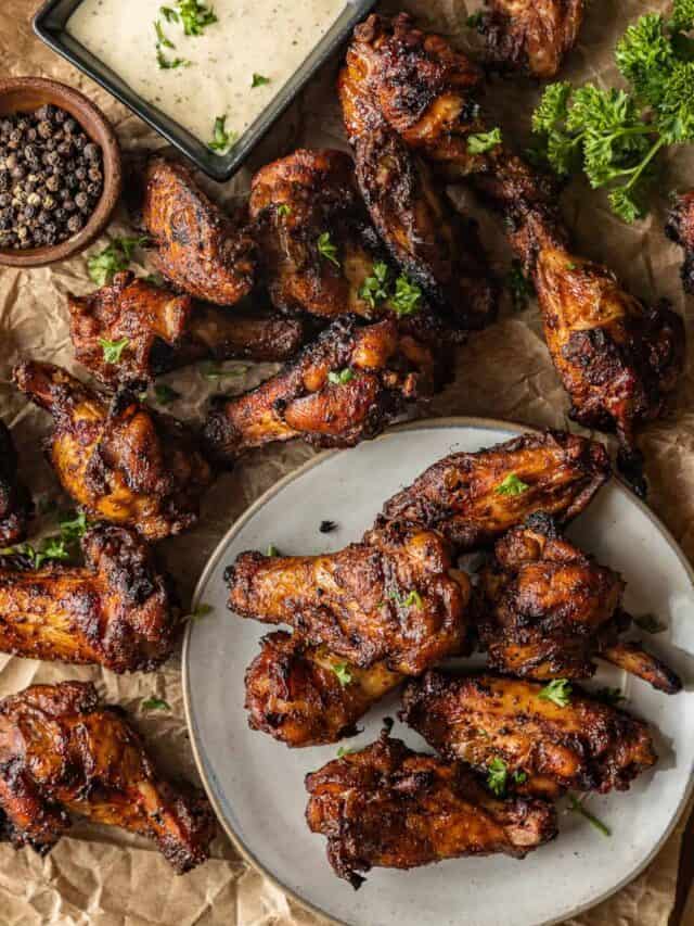 Traeger Smoked Chicken Wings The Primitive Dish